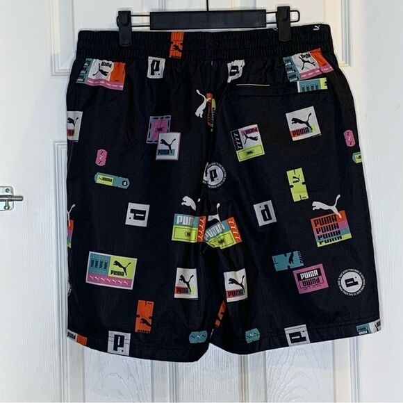 PUMA Brand LOVE Printed Men's Shorts Size Large - Picture 2 of 11